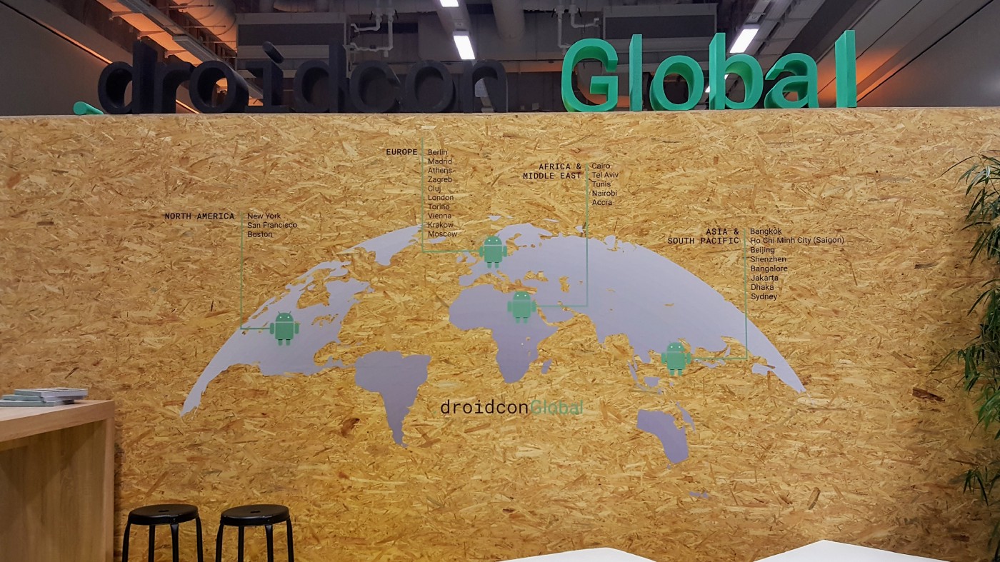 droidconGlobal wall