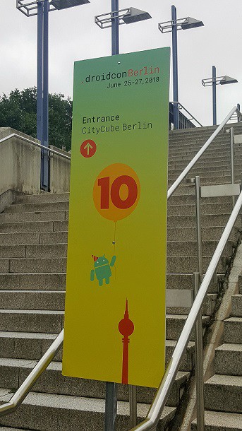 Sign leading to droidcon